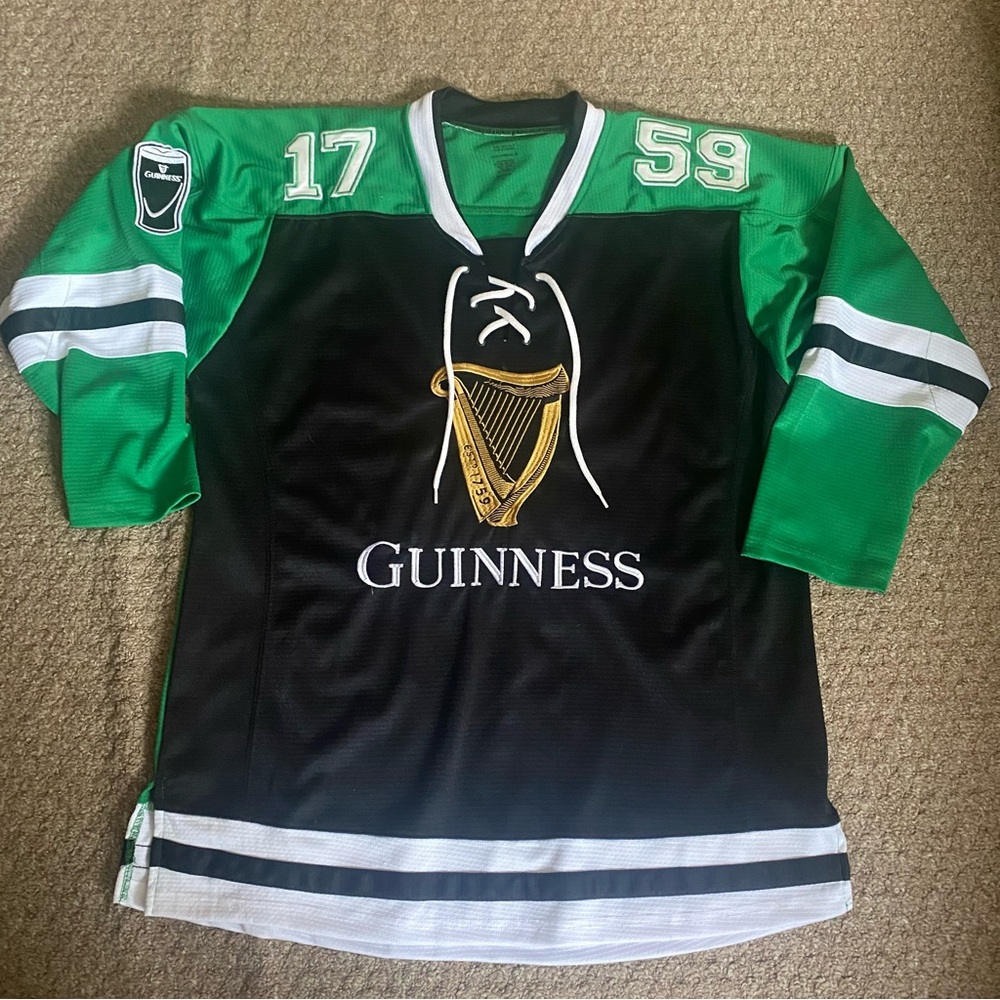 Guinness Green and Black Jersey